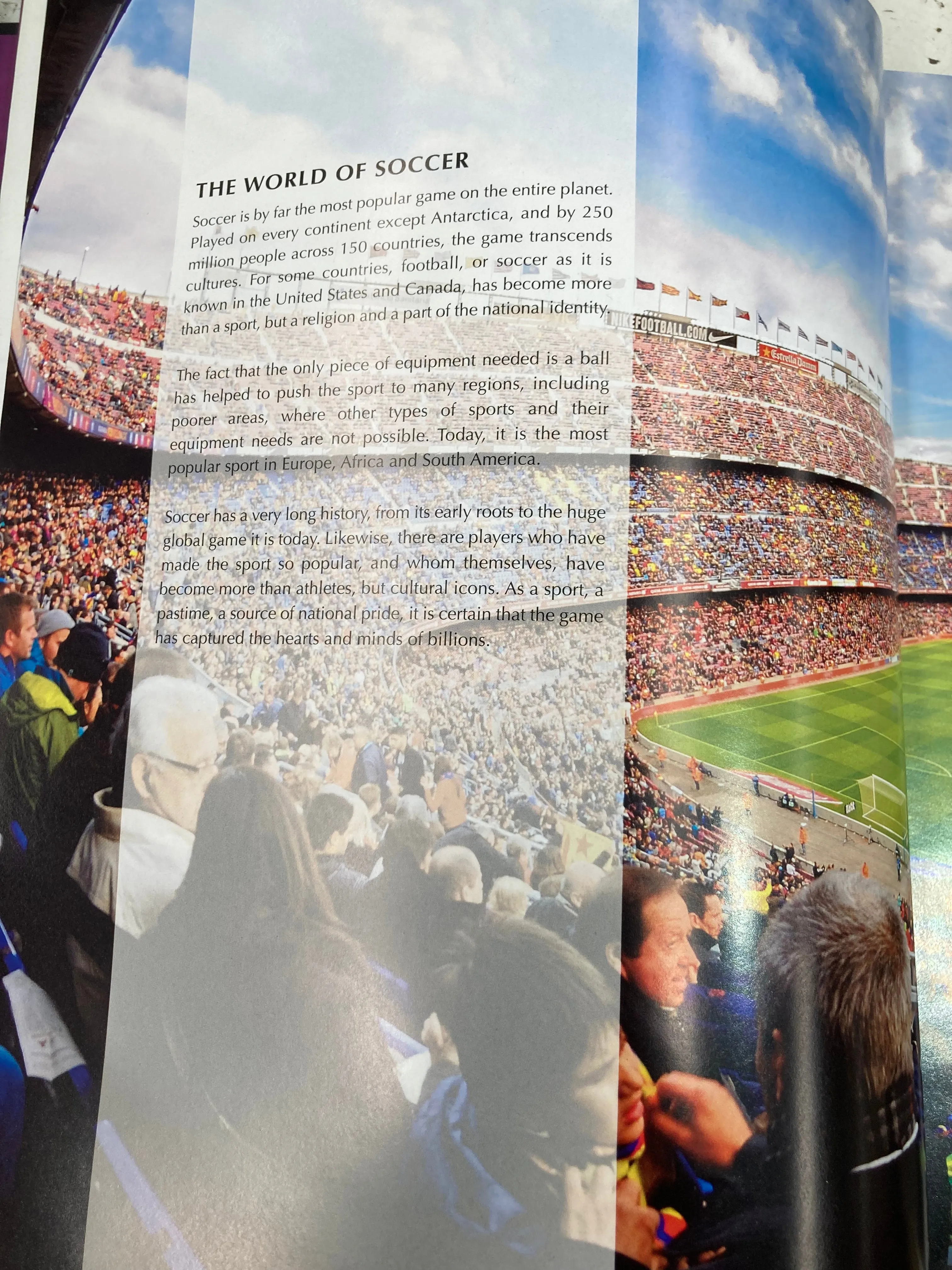 A World Of Soccer Book