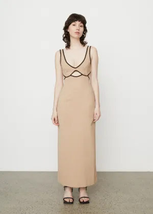 Burn Out Bodice Dress