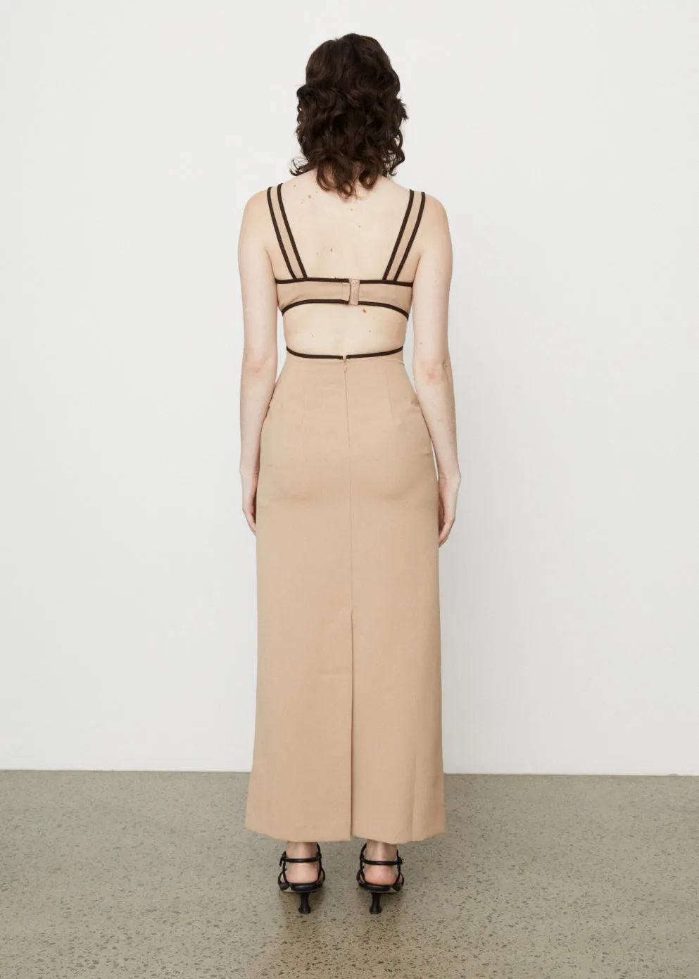 Burn Out Bodice Dress