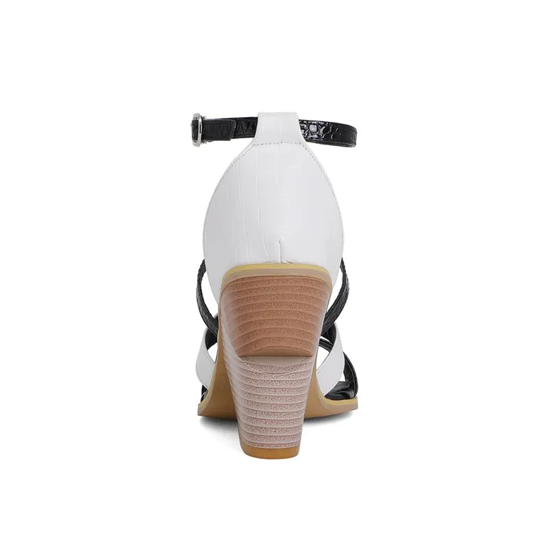 DivaLuxe Dual Color High Platform Heels
