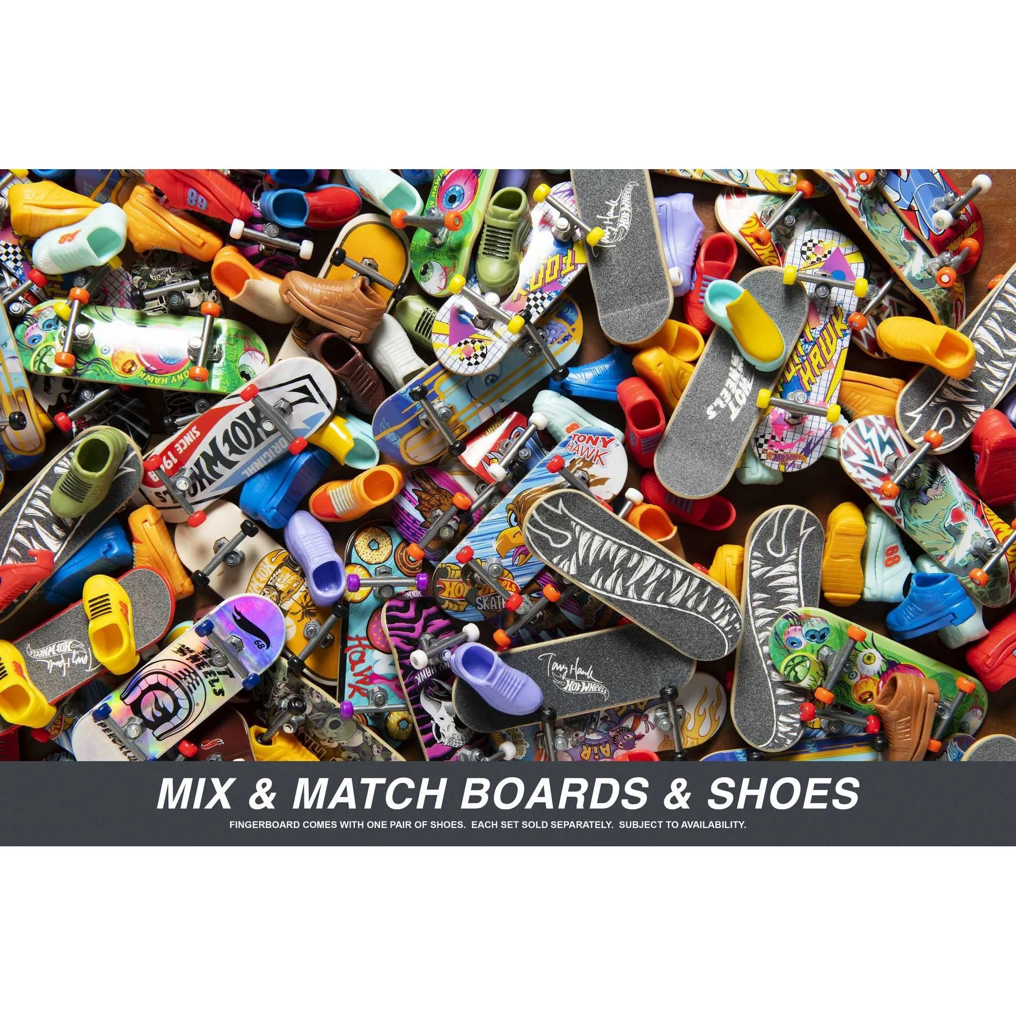 Hot Wheels Skate Fingerboard Single Pack Hw Undisputed 3/4 Flame Tamer