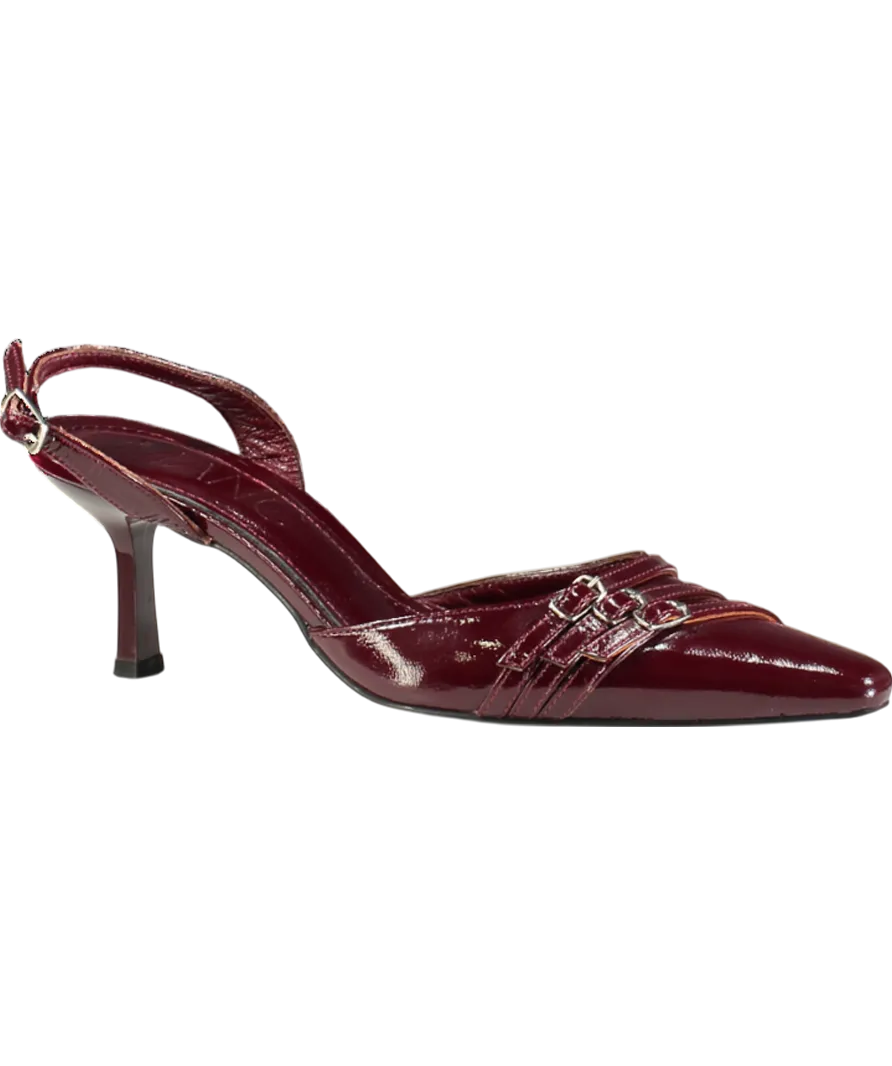 manc Red Skyler-merlot pointed heels UK 6 EU 39 