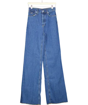 Scanlan Theodore Blue Drape Leg Jeans W24