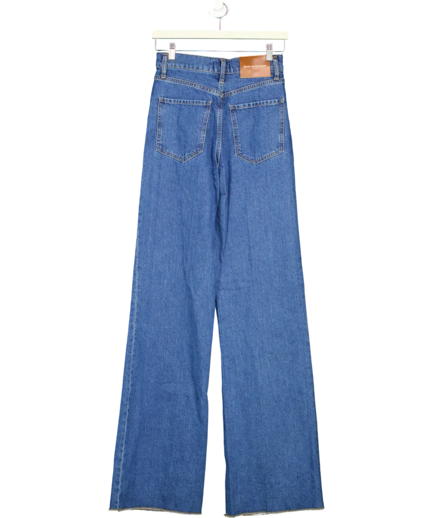 Scanlan Theodore Blue Drape Leg Jeans W24