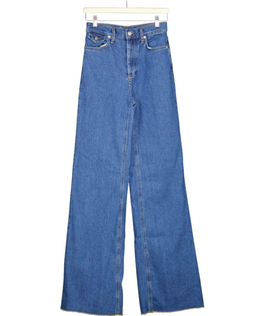 Scanlan Theodore Blue Drape Leg Jeans W24